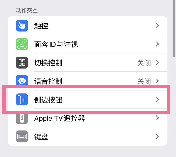 昌洒镇苹果14维修店分享iPhone14 Plus侧键双击下载功能关闭方法 